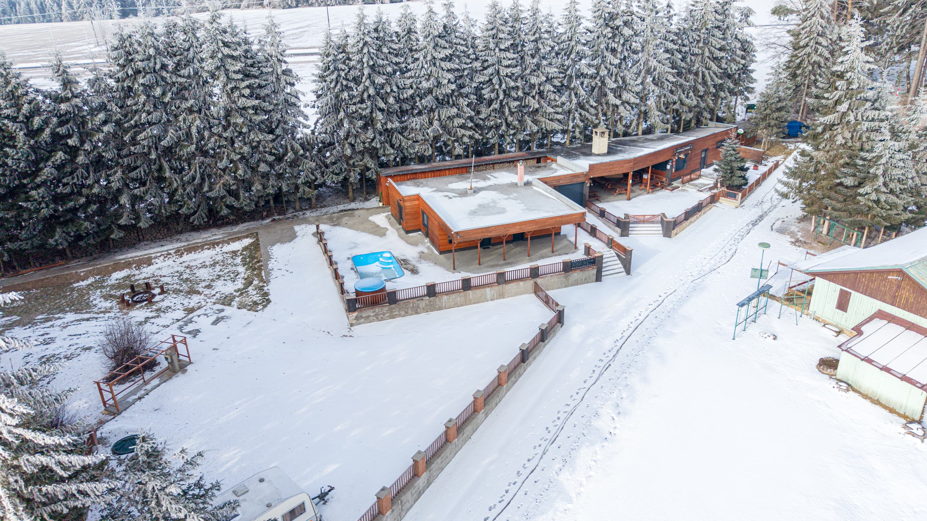 Areál Albeř — letecký pohled 3